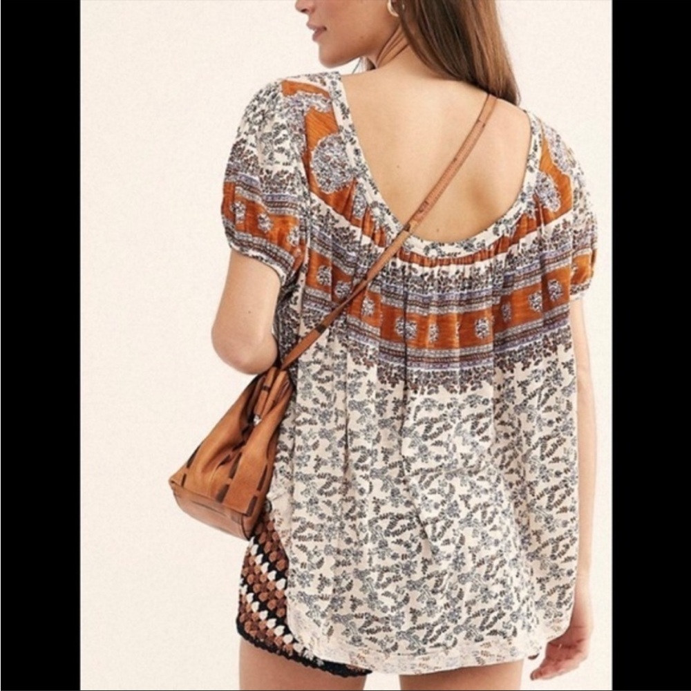 Free people Paisley top size XS